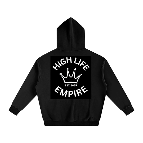 High Life Empire (Black) Fleeced Hoodie