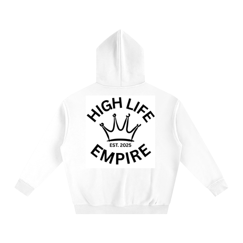 High Life Empire (White) Fleeced Hoodie